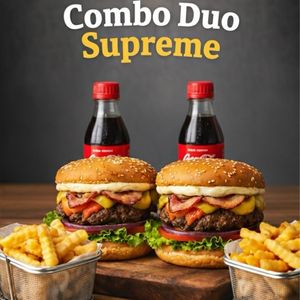imagem do produto Combo Supreme – Perfeito para casal 2 deluxe 2 batata crinkle 2 mini coca 