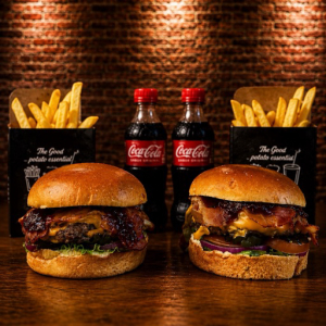 imagem do produto Combo Duo Supreme / 2x deluxe/ 2x batata crinkle/2x Mini coca