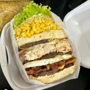 imagem do produto Mata Fome Duplo carne caseira 