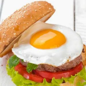 imagem do produto Hambúrguer carne caseira com ovo 
