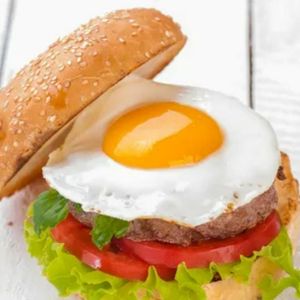 imagem do produto Hambúrguer carne industrial com ovo 