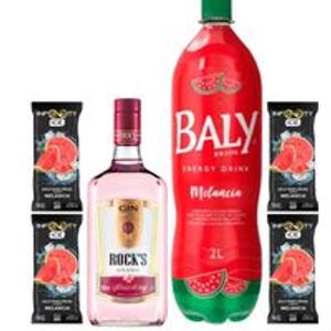 imagem do produto Combo Gin Rock's Strawberry