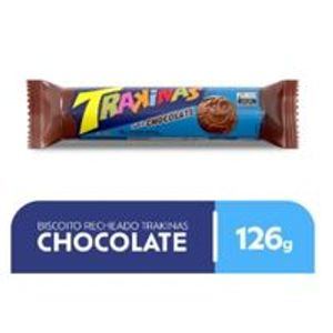 imagem do produto Biscoito Recheado Chocolate Trakinas 126g