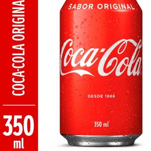 imagem do produto coca cola lata 350 ml gelada