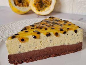 imagem do produto Fatia de Torta de Maracujá com Chocolate