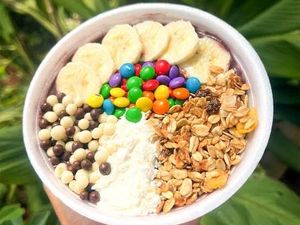 imagem do produto Marmita de 1 litro + 4 toppings grátis