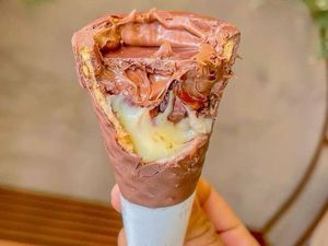 imagem do produto Cone trufado morangotela