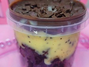 imagem do produto Afogadinho de Brownie Maracujá com Brigadeiro