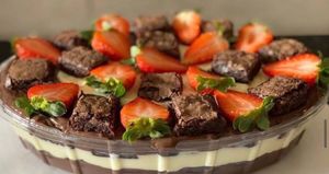 imagem do produto Morango com brownie