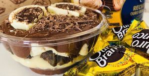 imagem do produto Bombom aberto Ouro Branco com Ganache 250 ml