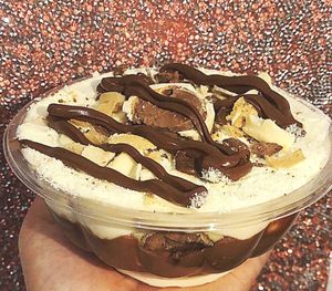 imagem do produto Bombom aberto Ouro Branco  com Nutella e Ninho 500 ml