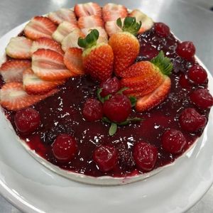 imagem do produto Cheesecake gelado com geleia de frutas vermelhas 