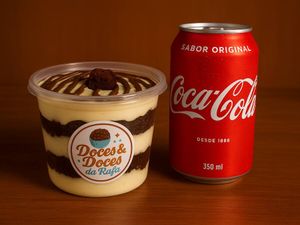 imagem do produto Combo Brownie Cremoso no Potão + 1 Coca-Cola 350 Ml