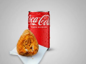 imagem do produto 1 Coxinha Frango com Catupiry +1 Coca-Cola ou Guaraná de 350 Ml