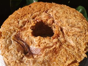 imagem do produto Bolo de banana caseiro 100% artesanal.