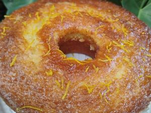 imagem do produto Bolo de laranja caseiro 100% artesanal.