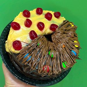 imagem do produto NINHO TRADICIONAL COM CEREJA METADE BRIGADEIRO BELGA MM”s E NUTELLA 