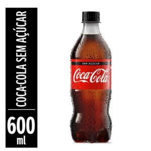 imagem do produto Coca cola 600ml zero açúcar
