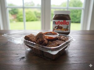 imagem do produto Bites brownie fondue com Nutella