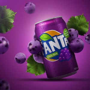 imagem do produto Lata - Fanta Uva