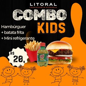 imagem do produto COMBO KIDS+batata fritas+ mini refrigerante 