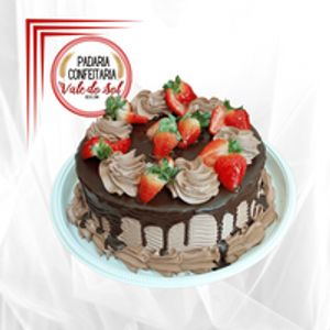 imagem do produto Torta Mousse de Chocolate com Morango