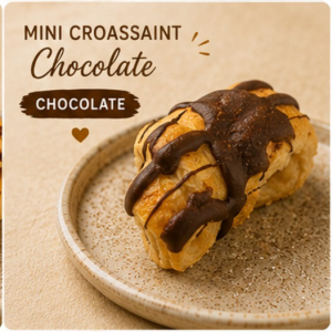imagem do produto 25 unid Mini Croassaint Chocolate