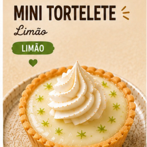 imagem do produto 50 Unid Mini Tortelete Limão