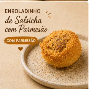imagem do produto 25 Unid Enroladinho de salsicha com Parmesão assado