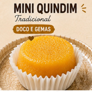 imagem do produto 50 Unid Mini Quindim