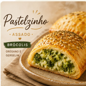 imagem do produto 25 unid Pastelzinho Brocolis com Requeijão