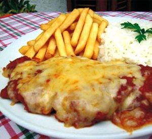 imagem do produto Parmegiana de carne é um prato clássico e reconfortante, consistindo em bifes.