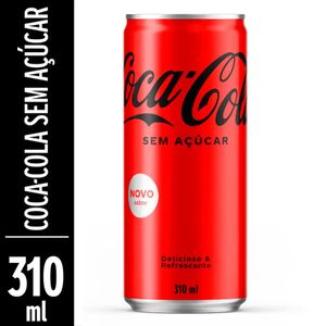 imagem do produto Refrigerante Zero  Coca Cola Lata 310ml