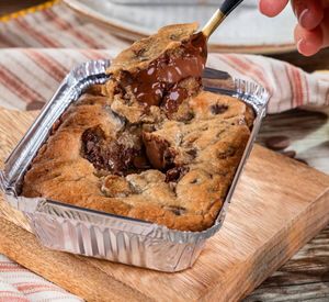 imagem do produto Torta Cookie com brigadeiro 50% (marmitinha-220ml)