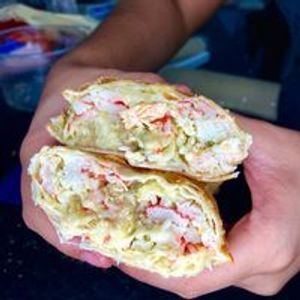 imagem do produto Pastel Japonês( Creem Chesse, Camarão e Carne de Carangueijo)