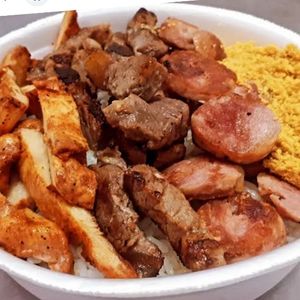 imagem do produto Marmita mista carne frango linguiça 