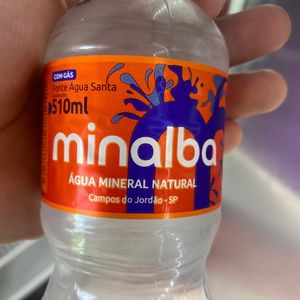 imagem do produto Água mineral minalba com gás 510 ml