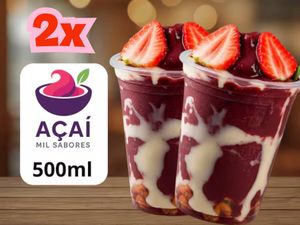 imagem do produto 2 x Açaí de 500ml