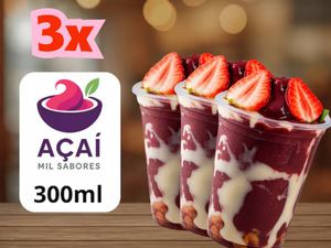 imagem do produto 3 x Açai de 300ml