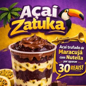 imagem do produto Açaí Trufado de maracujá com Nutella 