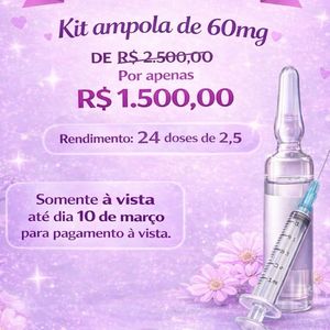 imagem do produto 1 Ampola Monjaro 60mg 