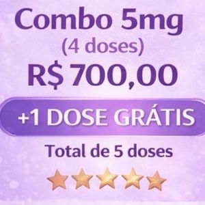 imagem do produto Combo 5mg 4 doses + 1 dose grátis 
