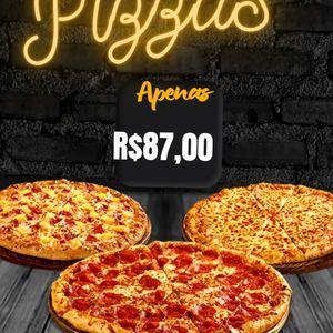 imagem do produto Combo de 3 pizzas G 