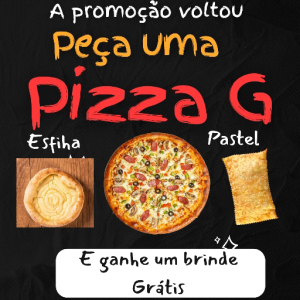 imagem do produto Pizza G +brinde 