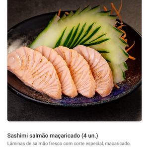 imagem do produto Sashimi salmão grelhado