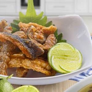 imagem do produto Skin de salmão porção 