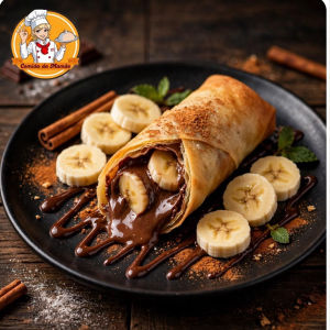 imagem do produto Rolinho primavera chocolate banana e canela 