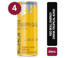 imagem do produto Red Bull Tropical Edition 250 Ml- 4 Un - Gelado