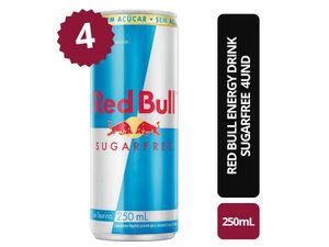 imagem do produto Red Bull Sugar Free  250 Ml - 4un - Gelado