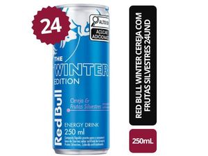 imagem do produto Red Bull Winter Cereja E Frutas Silvestres 250ml - Pack 24 Un
